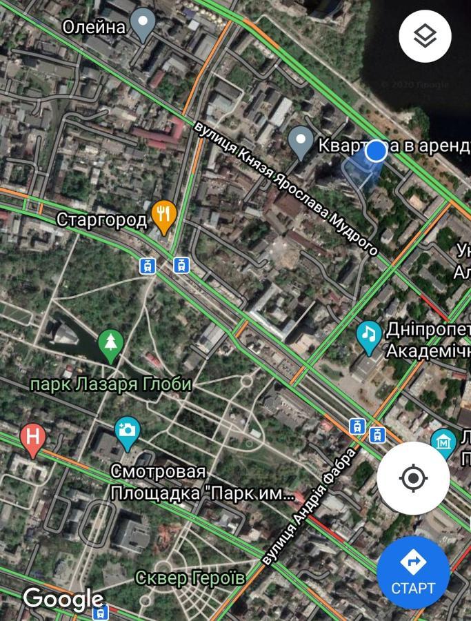 Апартаменти Оперний Театр У Самому Центрі Dnipro Eksteriør billede